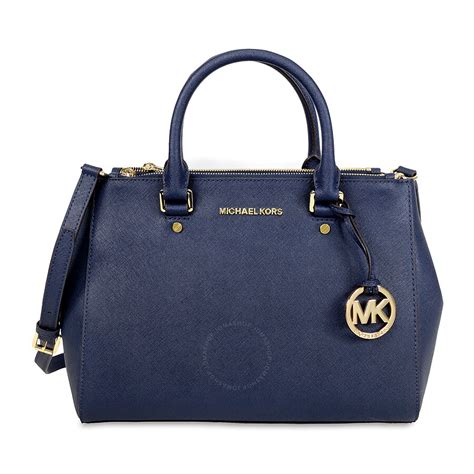 michael kors sutton md satchel navy|MICHAEL Michael Kors Sutton Medium Satchel Bag, Navy.